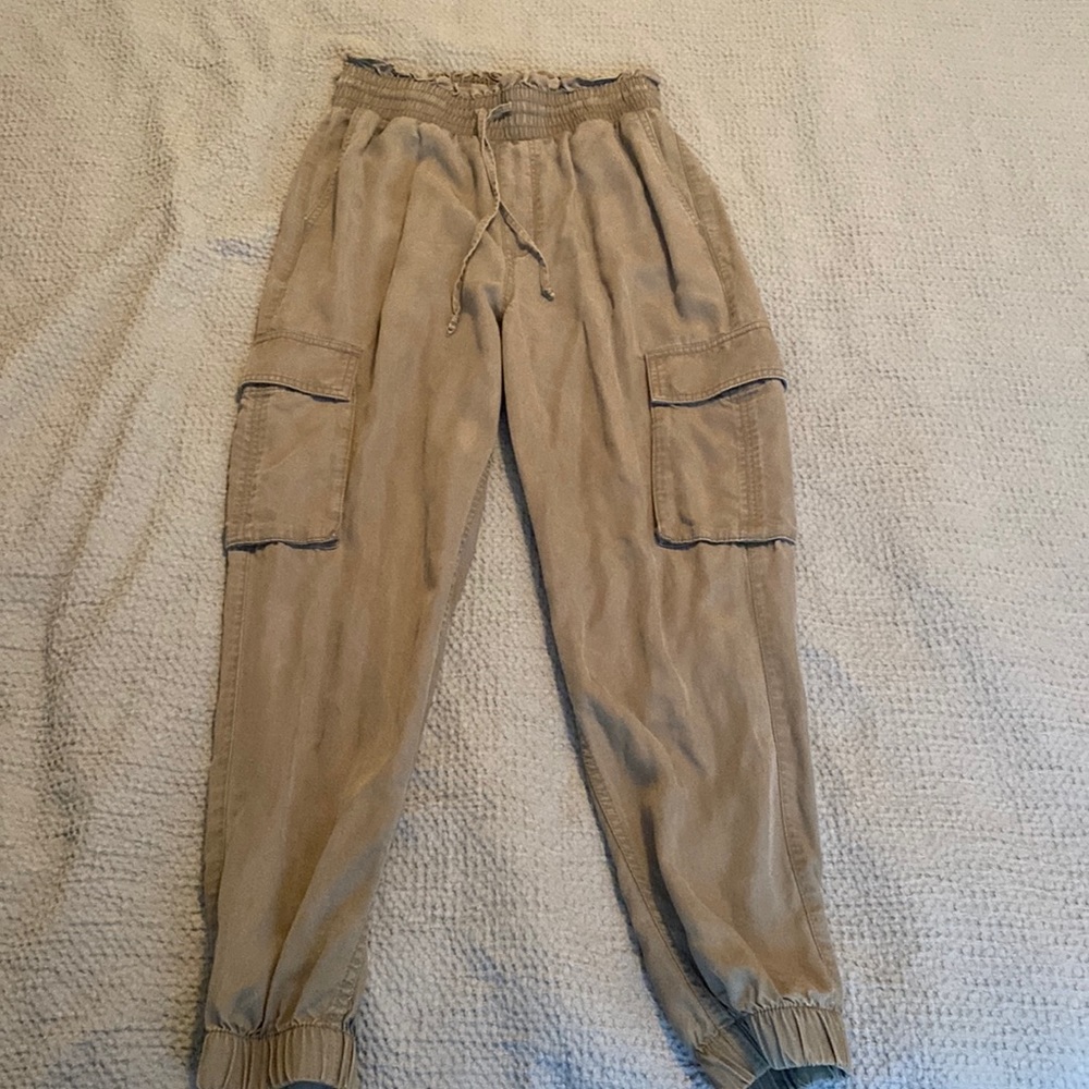 Olive green cargo pants
